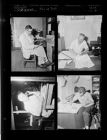 Men at Desk (4 Negatives), May 27-29, 1954 [Sleeve 31, Folder b, Box 4]